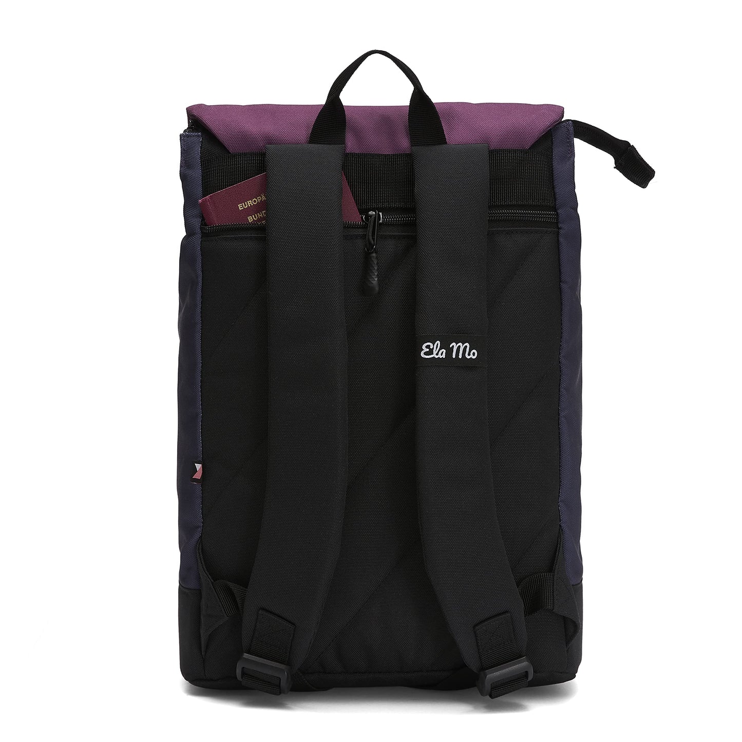 Ela Mo Women's Backpack - Daypack stylish and practical - Laptop backpacks for women - Anti-theft bag for school, college, business (Berry)
