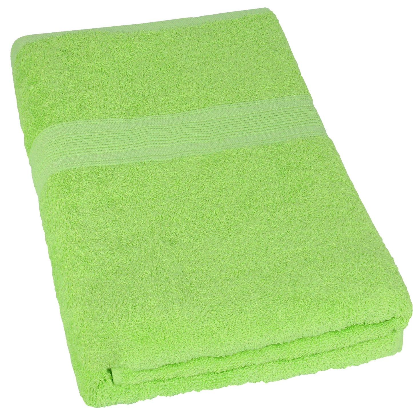 NatureMark Sauna Towel/Bath Towel - Premium Quality 80x200cm - Sauna towel 100% cotton - Color: Apple Green