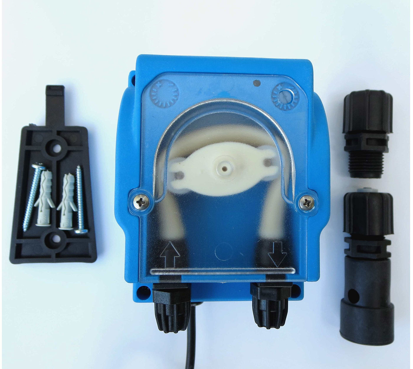 Metering pump, hose pump PVG 230V adjustable 0.9-4 l/h with operating display and empty message.