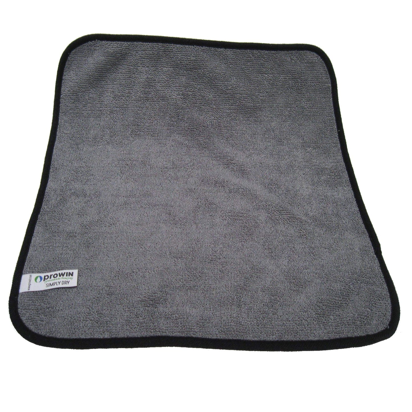 proWin Simpy Dry drying towel 40 x 40 cm microfiber grey/black - Original