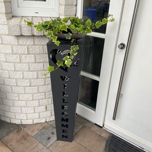 A. Weyck Tools decorative column garden column Welcome Metal #639