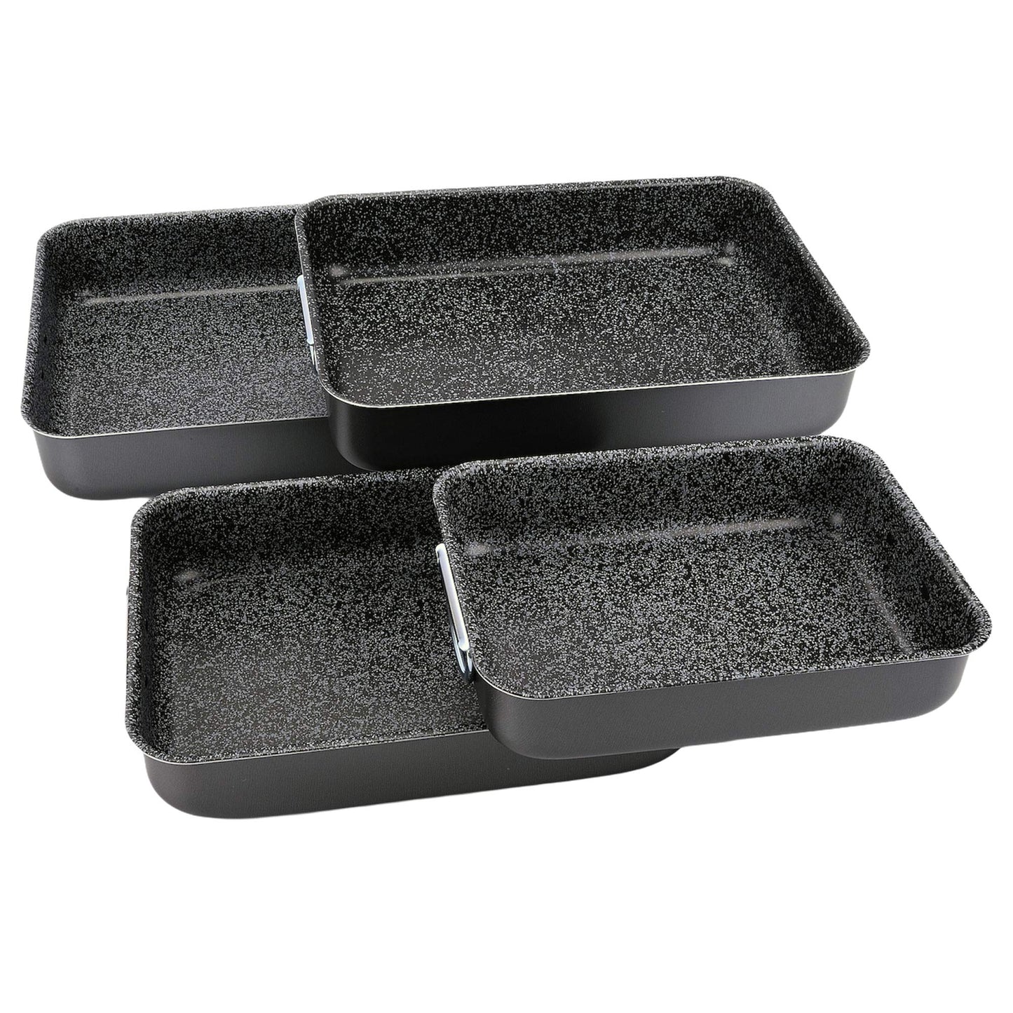 ALLUFLON Traditional Italian Lasagna Pan, Aluminum, Black, 40 x 28 cm