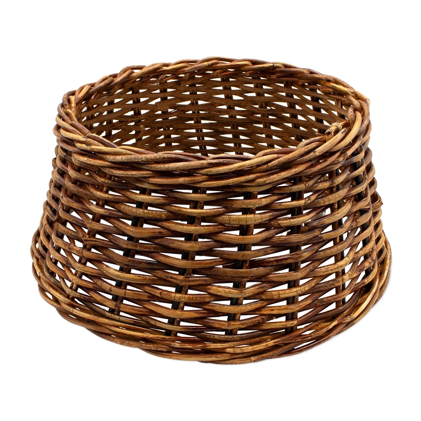 Natural 60cm Willow Rattan Christmas Tree Skirt - Cover for the tree stand - Christmas Tree Blanket Tree Collar Tannenbaum Rock