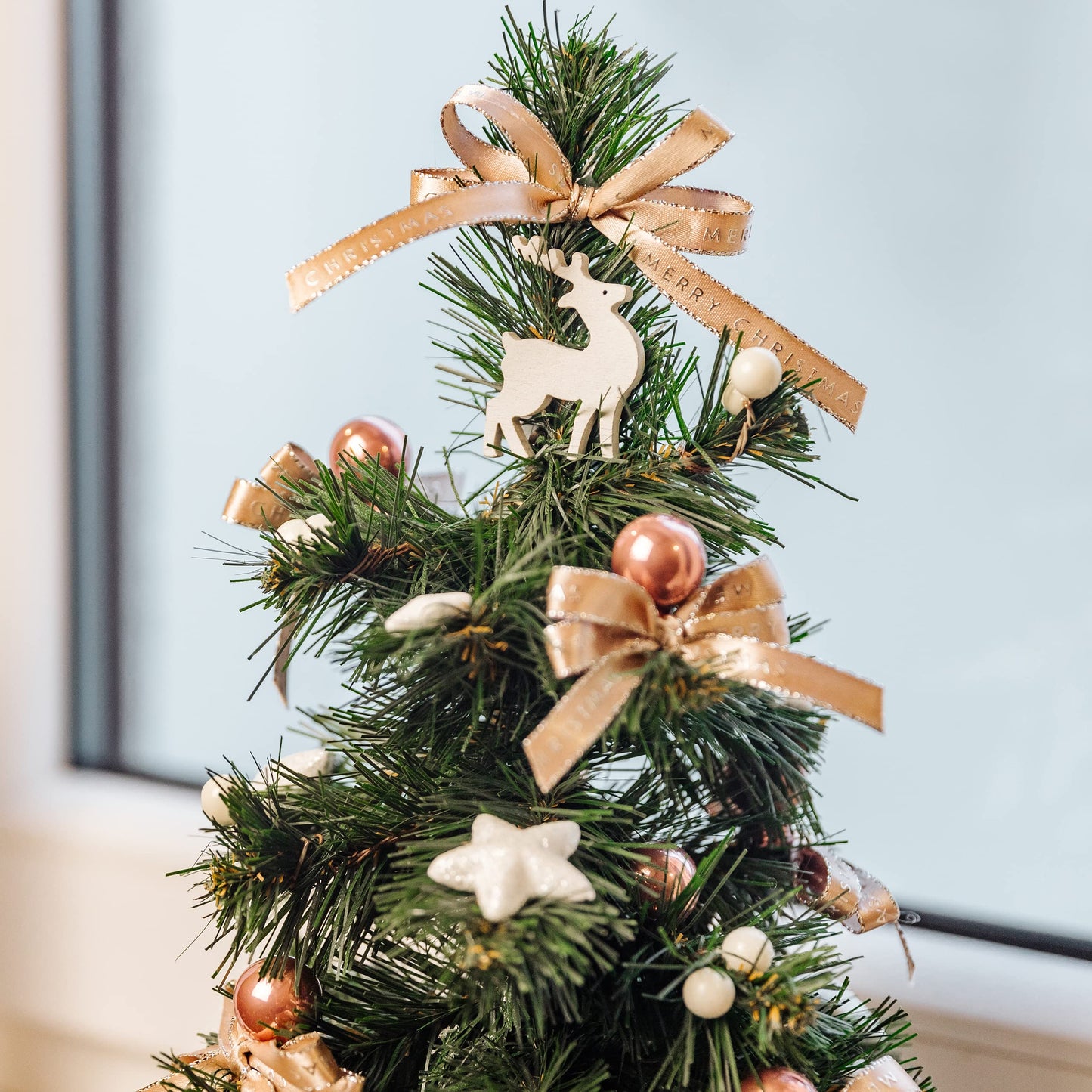 Creative Home Small Artificial Christmas Tree | 40 cm | Artificial Christmas Tree Decor | Table, Windowsill, Office Christmas Tree | Indoor, Outdoor | Gift for Christmas Decoration Ornament