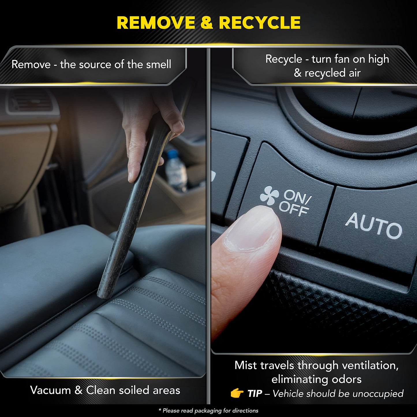 Meguiar's Air Re-Fresher New Car eliminates odors like smoke and pet smells, leaving a long-lasting fresh scent in your vehicle. G16402EU- 59ml.
