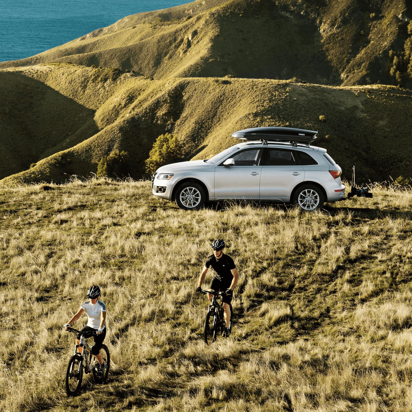 Thule EuroWay G2 922 bike carrier for towbar, 3 bikes, Silver