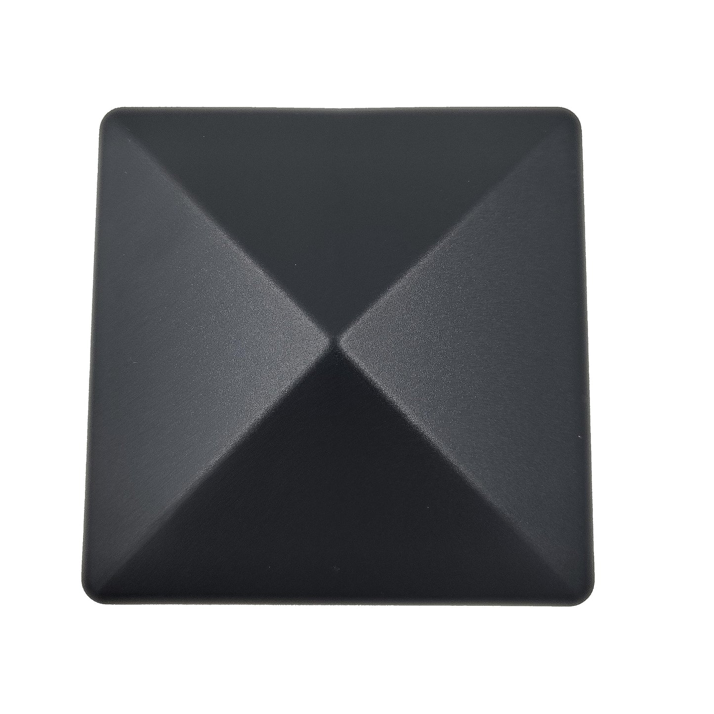 10 pieces fence post cap 90 mm pyramid cover cap anthracite for posts 9 x 9 cm (UV stabilized/Made in Germany)