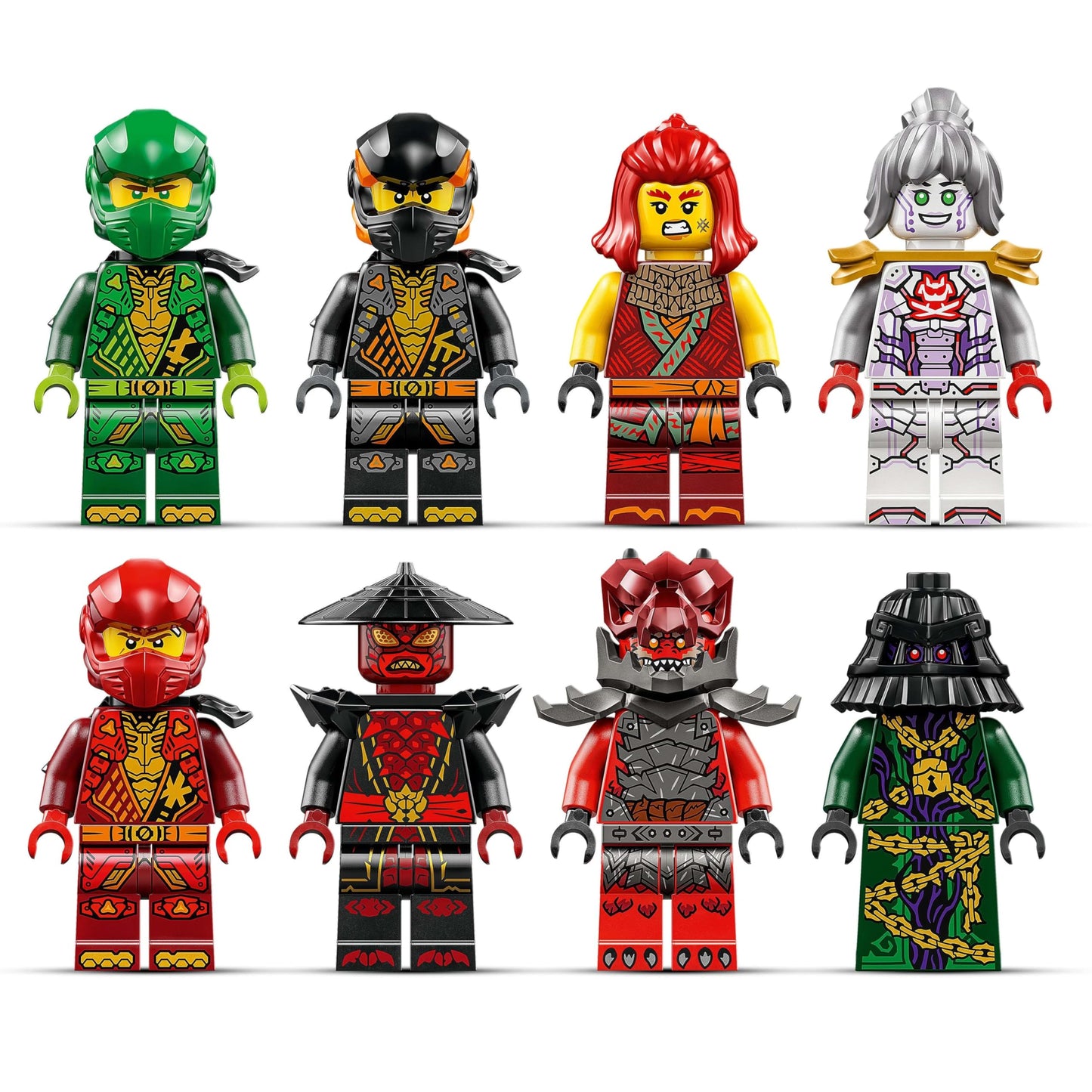 LEGO NINJAGO Lightning Dragon - Toy with 8 minifigures and a Spinjitzu spinner - Interactive ninja building toy for boys & girls ages 9+ - Gift idea for fans 71836