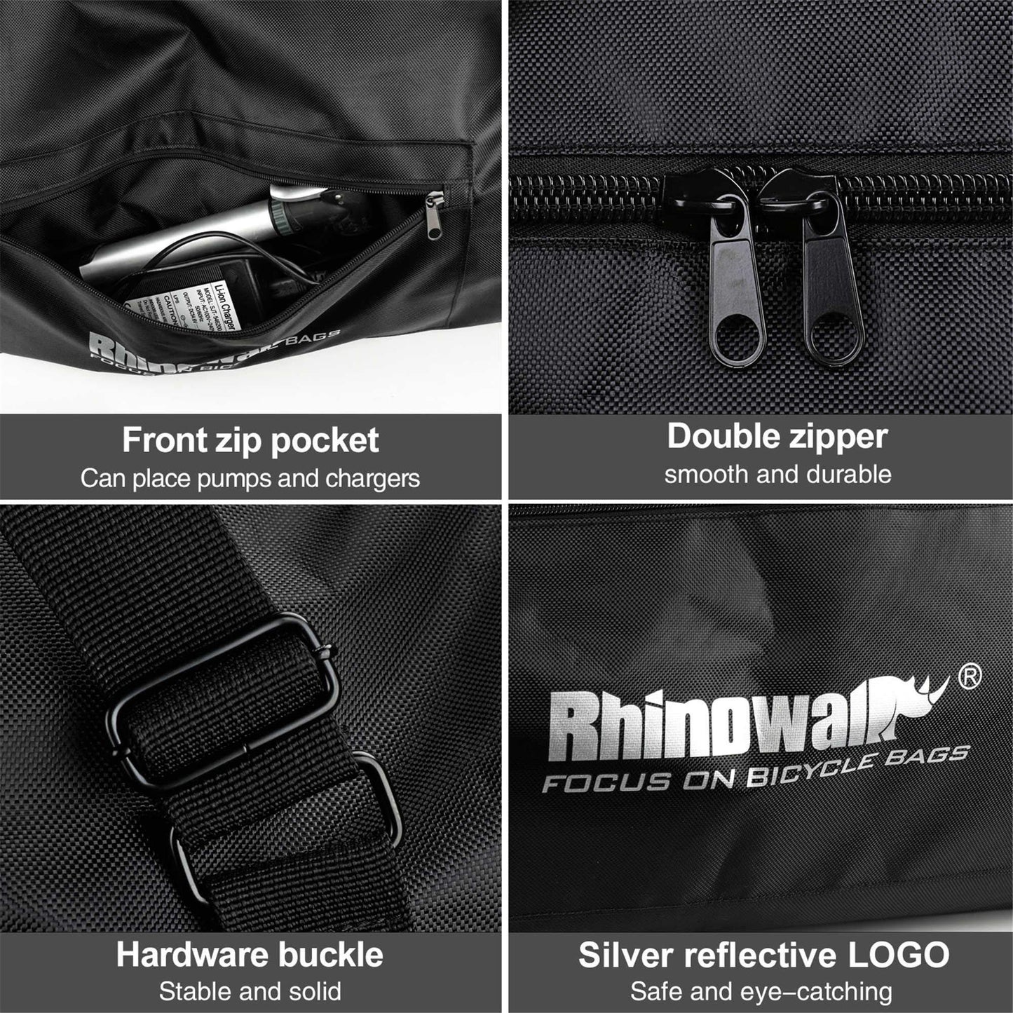 UBORSE E-Scooter Bag Electric Scooter Transport Bag Foldable Scooter Carry Bag Waterproof Scooter Storage Bag E-Scooter Accessory Protective Cover for Xiaomi 1S/M365 Segway Ninebot (black)
