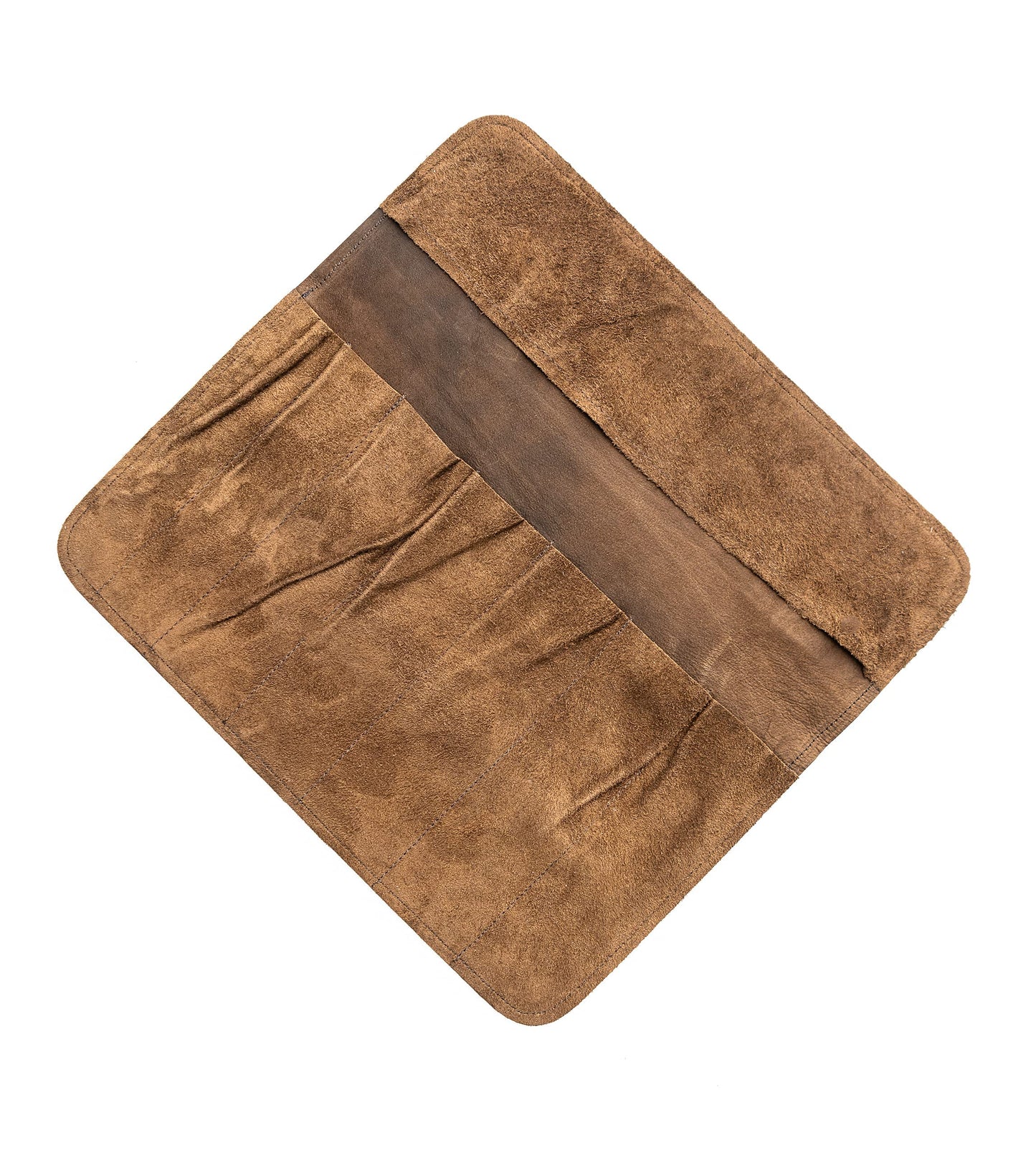 Angus Stoke Chef Knife Roll Leather - Genuine Leather Chef Knife Bag Large - Knife Bag Lockable - Chef Bag Sam (Dark Brown-Antique)