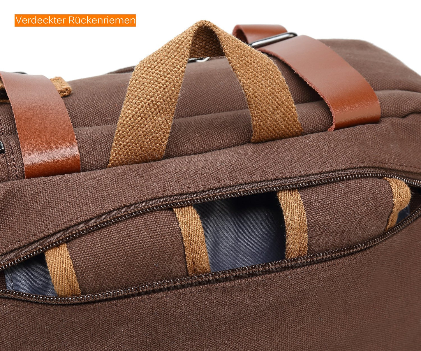 CoolBELL Convertible Briefcase Messenger Bag 17.3 Inch Laptop Bag Backpack Shoulder Bag Travel Shoulder Bag for Men/Women, Canvas Black