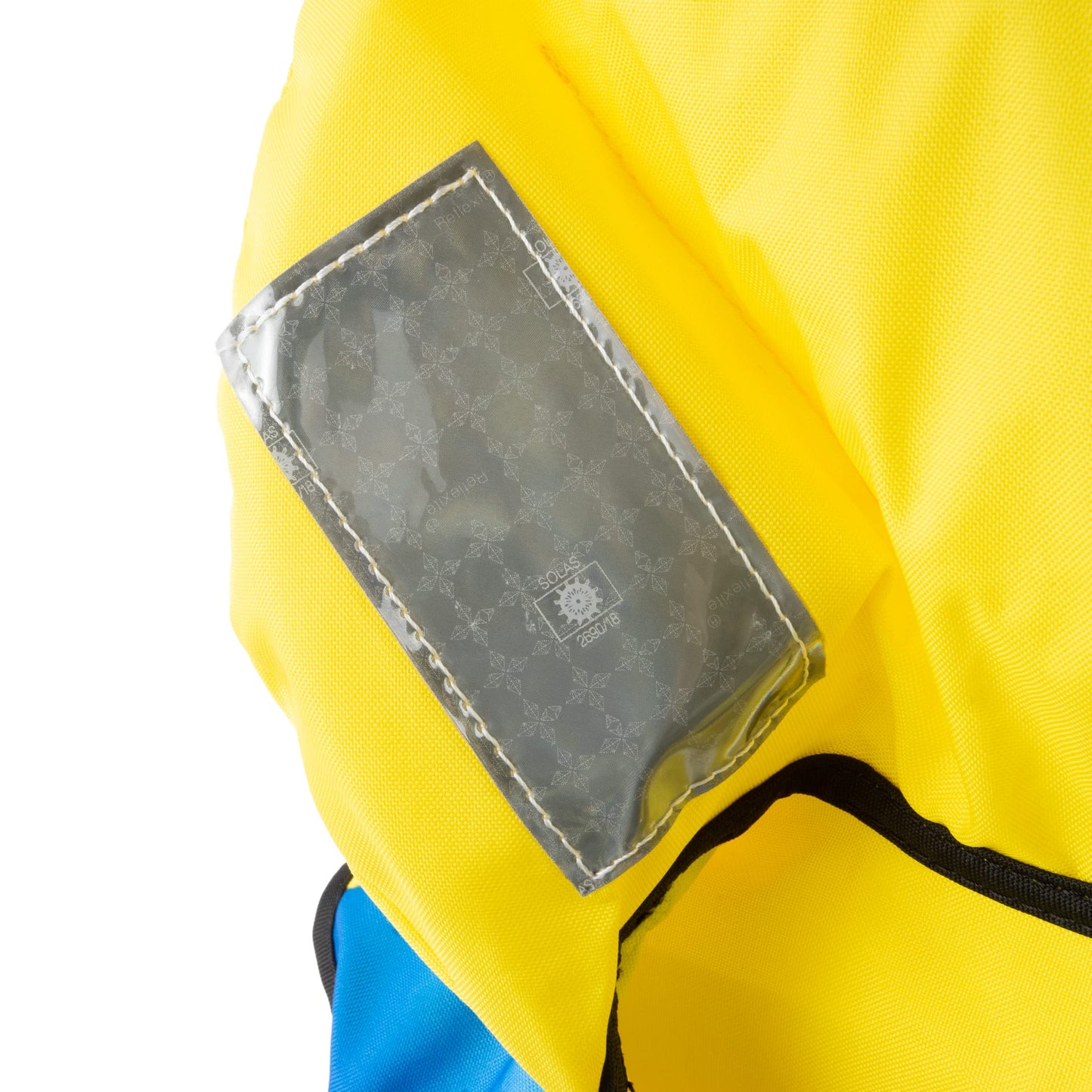 HonuNautic Kids' Buoyancy Aid | Buoyancy Aid | 100 N, CE ISO 12402-4 | Size 1 | for children 3 to 10 kg | Yellow Blue Pattern