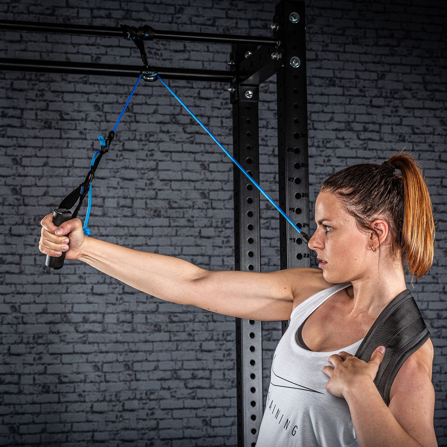 aerobis® aeroSling Elite Plus suspension trainer set PRO | Sling Trainer full body workout with pulley, door anchor | Video instruction + training plan