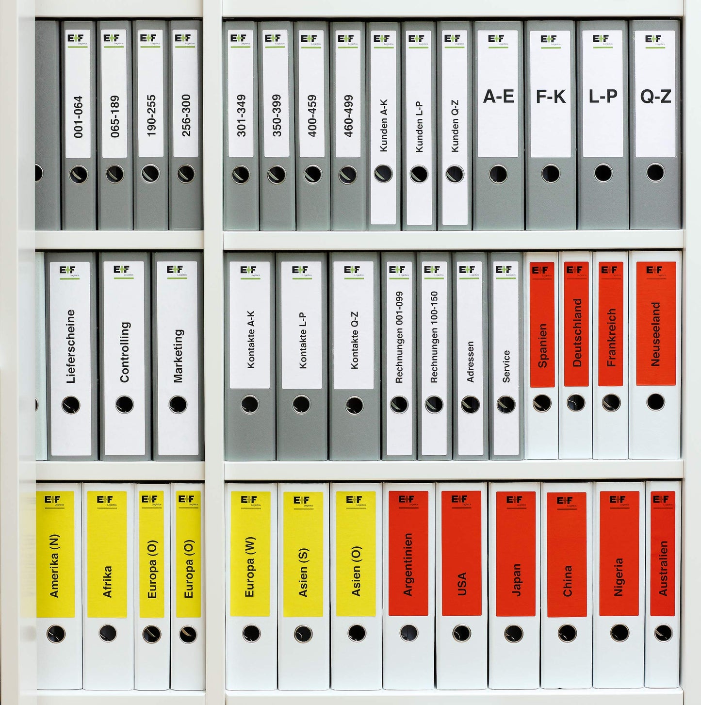 HERMA 5158 folder spine labels long and narrow, 800 sheets, 34 x 297 mm, 5 per A4 sheet, 4000 pieces, self-adhesive, printable, opaque, blank paper folder labels stickers, white