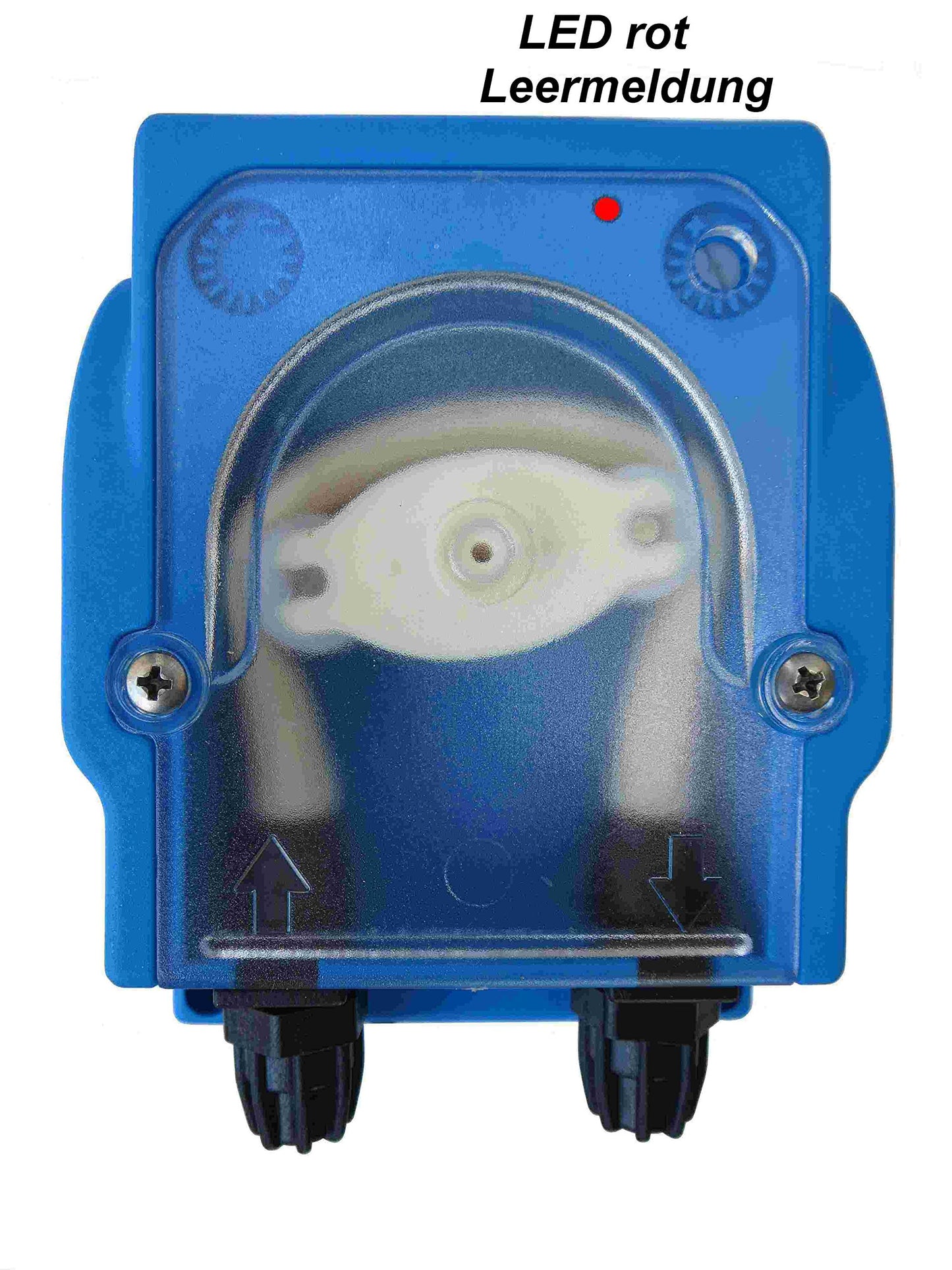 Metering pump, hose pump PVG 230V adjustable 0.9-4 l/h with operating display and empty message.