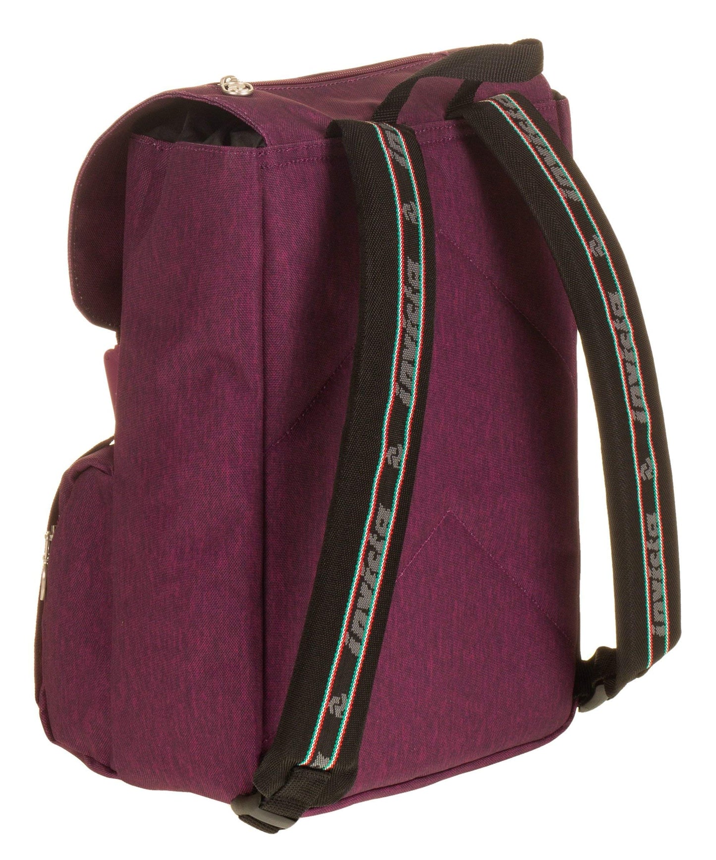 Invicta backpack, JOLLY SOLID S daypack, casual daypack, unisex, for office, outings & commuting, for university, sports, leisure, Italian design, purple.