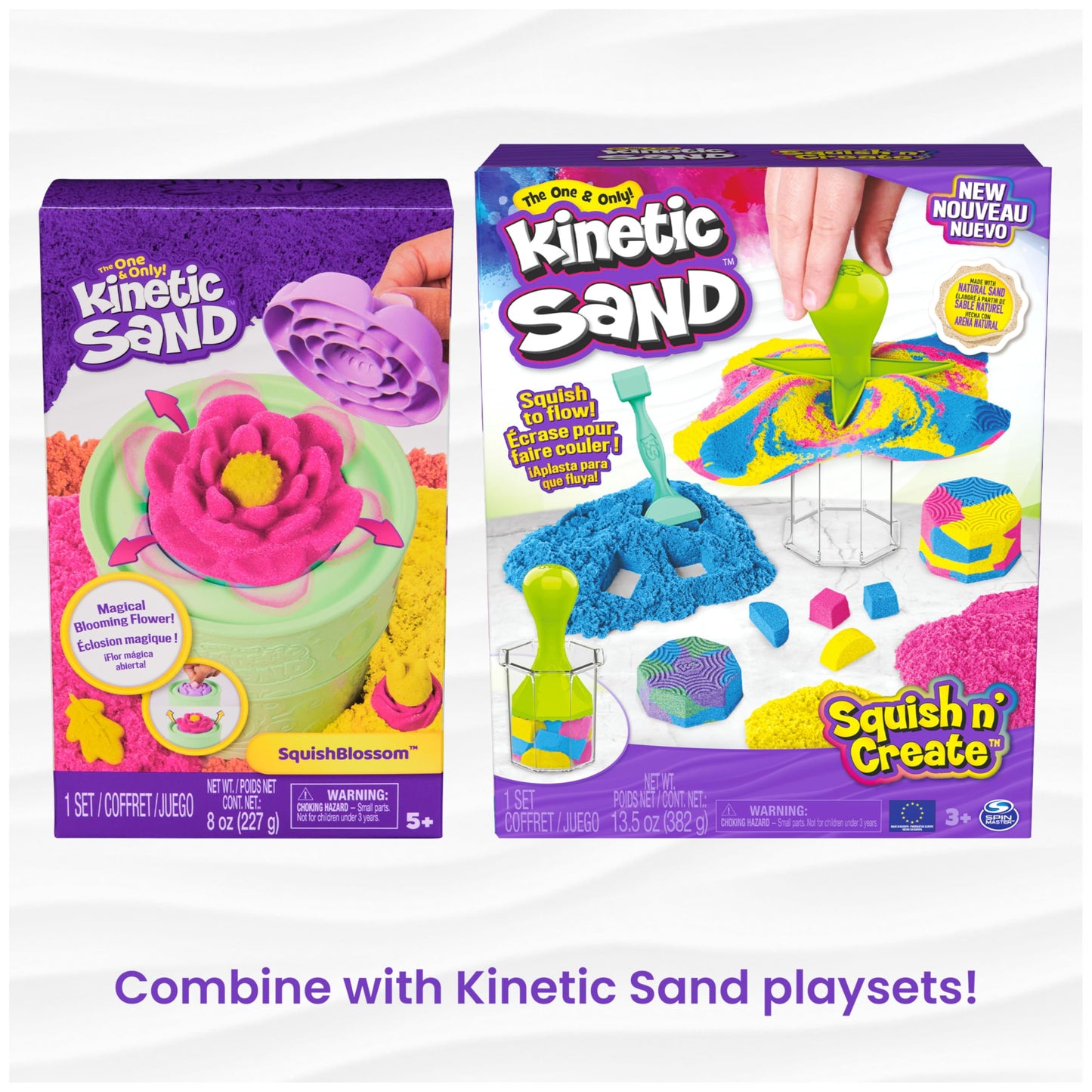 Kinetic Sand 2.5 kg - original magical kinetic sand from Sweden, natural brown, well-known from preschools, perfect for creative indoor sand play, for children ages 3 and up.