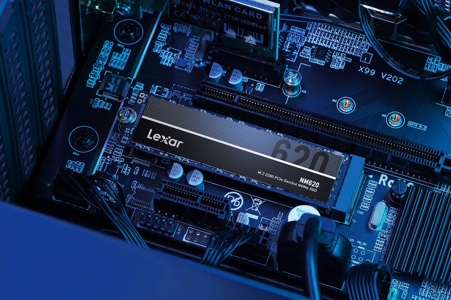 Lexar SSD 512GB, M.2 2280 PCIe Gen3x4 NVMe 1.4 Internal SSD, Up to 3500MB/s Read, 2400MB/s Write, 3D NAND Flash Solid State Drive for PC enthusiasts and gamers.