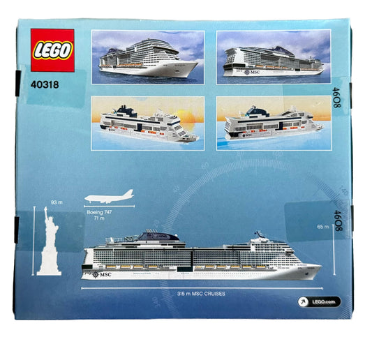 LEGO System Item 40318 MSC Cruises Limited Edition Cruise Ship