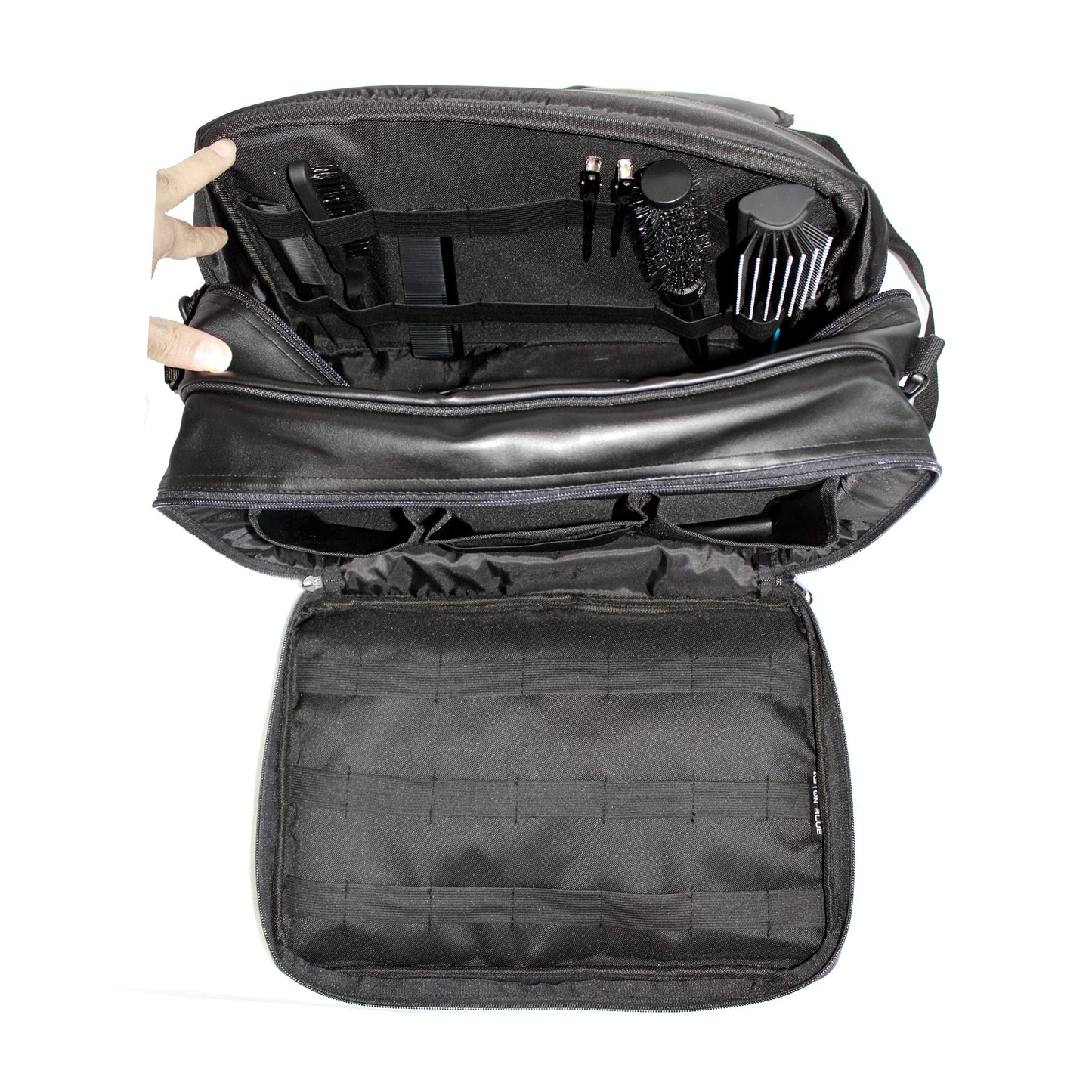 Kassaki Large Hairdresser Bag for hairdressing accessories, tool bag, salon, travel bag