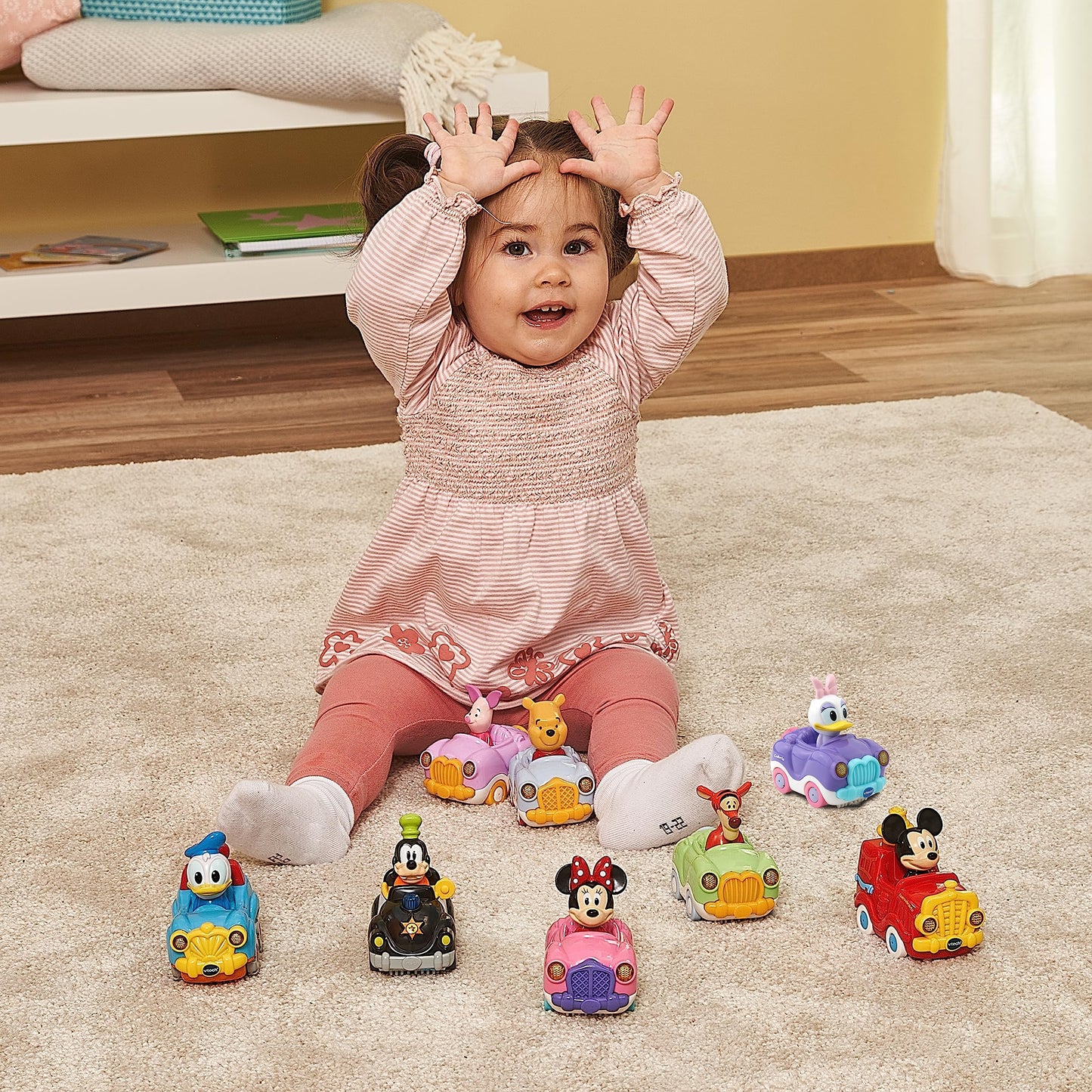 Vtech 80-406564 TUT TUT Baby Flitzer - Disney Set 1 (Winnie the Pooh's Convertible, Tigger's Convertible, Piglet's Convertible)