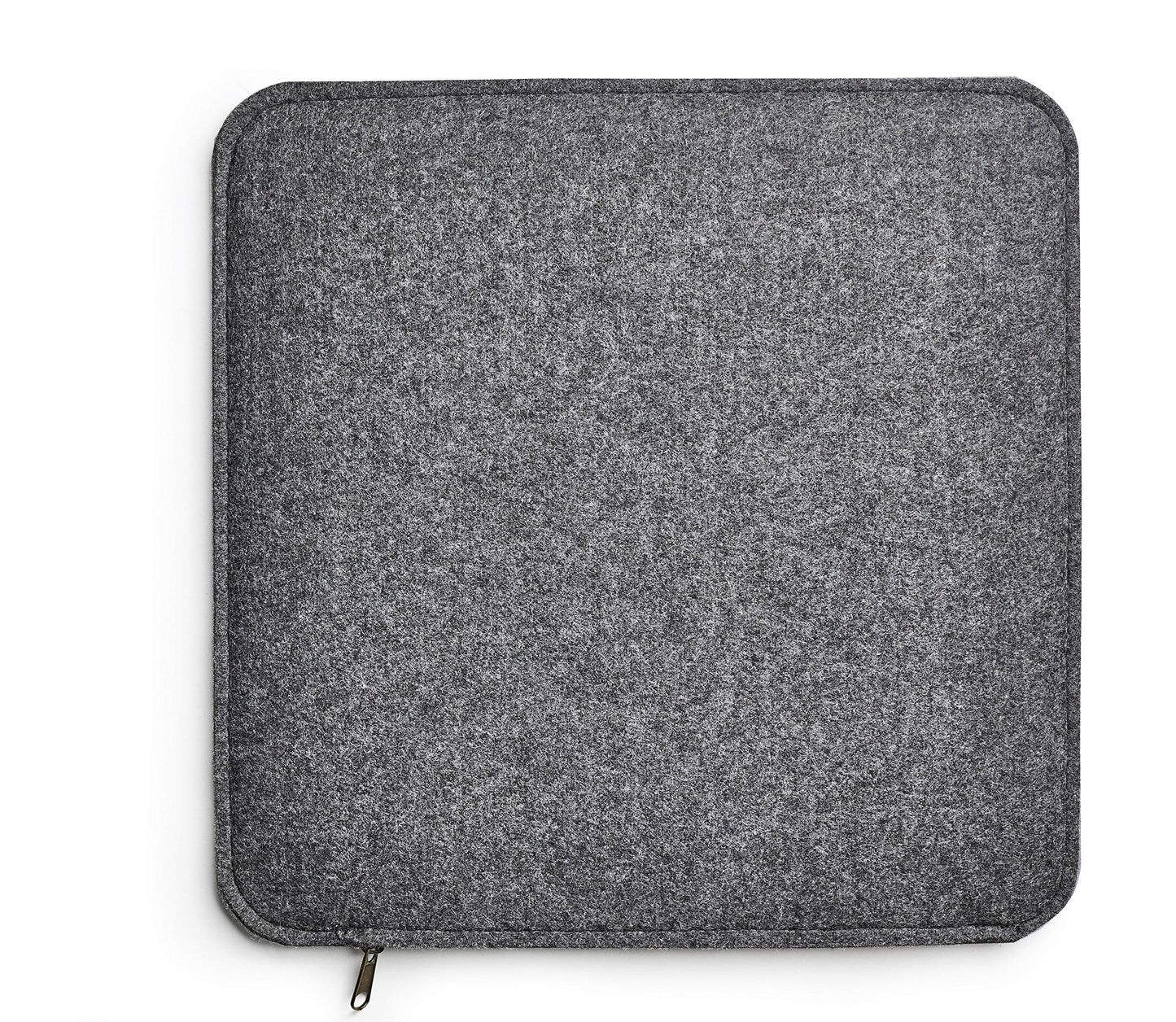 AMARE Home 6-piece set seat cushions felt reversible, 35 x 35 cm, dark gray / light gray.