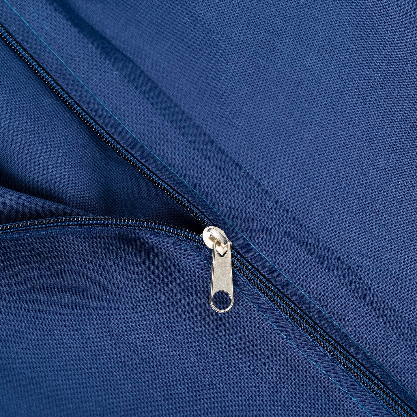 Silkrafox Cotton XL extra large cotton sleeping bag with zipper and pillow pocket. Lightweight summer sleeping bag liner for travel, small and thin with blue color and pocket.