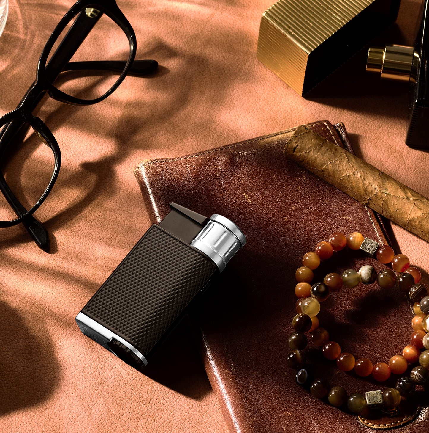 Colibri Evo Storm Lighter With Jet Flame | Cigar And Cigarette Lighter | Windproof | Works With Butane (Not Included) | Elegant Gift Box | Two Year Warranty