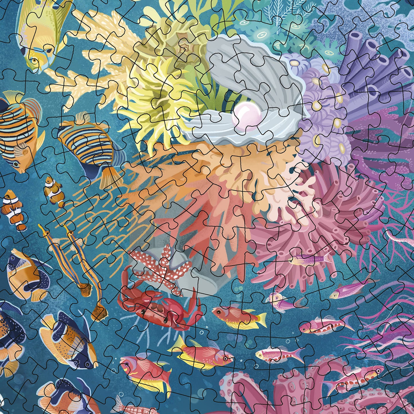 Ravensburger Puzzle 17170 Circle of Colors - Ocean & Submarine 500 pieces Puzzle & Puzzle 17172 Circle of Colors - Animals 500 pieces