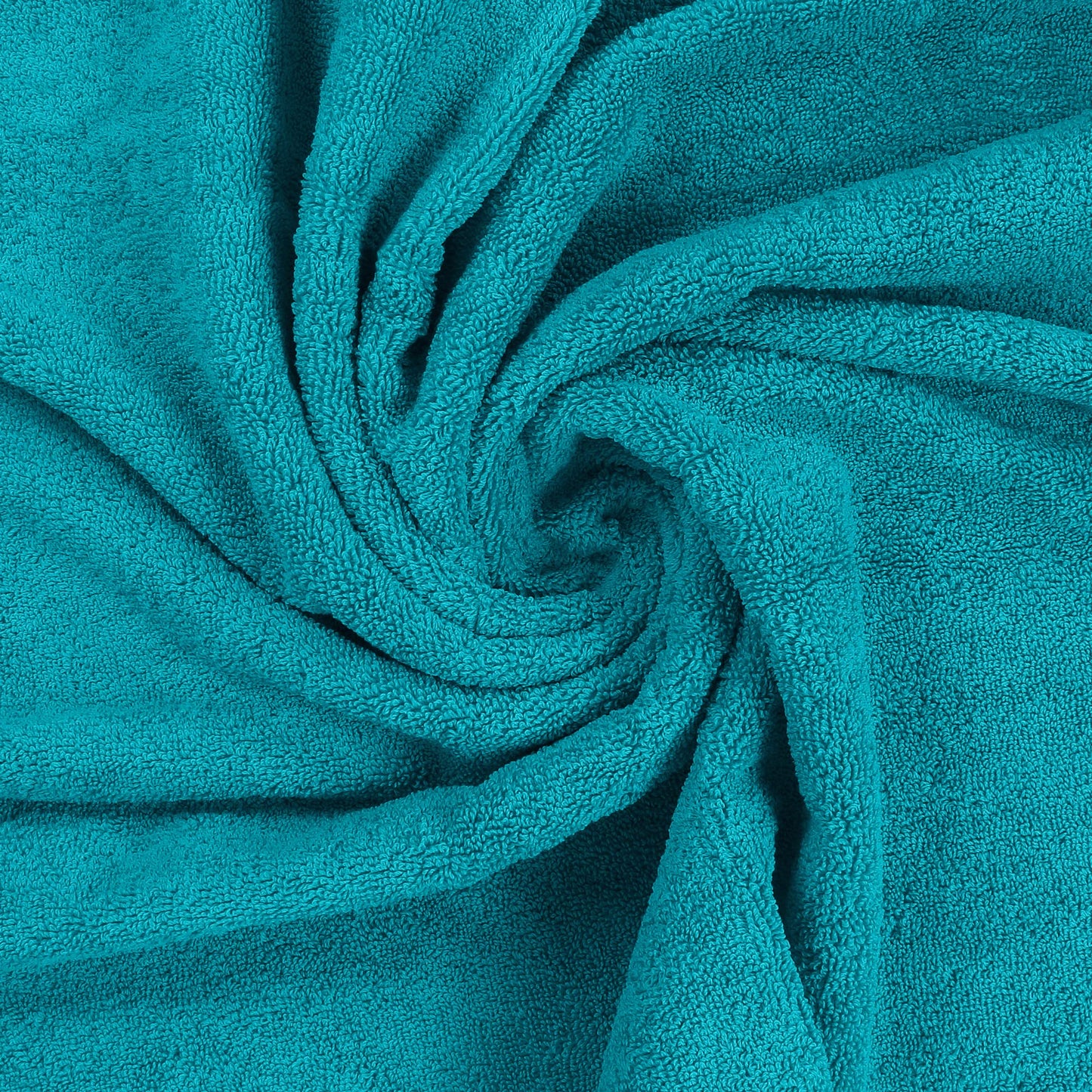 Utopia Towels - 8-piece Cotton Towel Set with Hanger - 2 Bath Towels, 2 Hand Towels, and 4 Washcloths - (Turquoise)