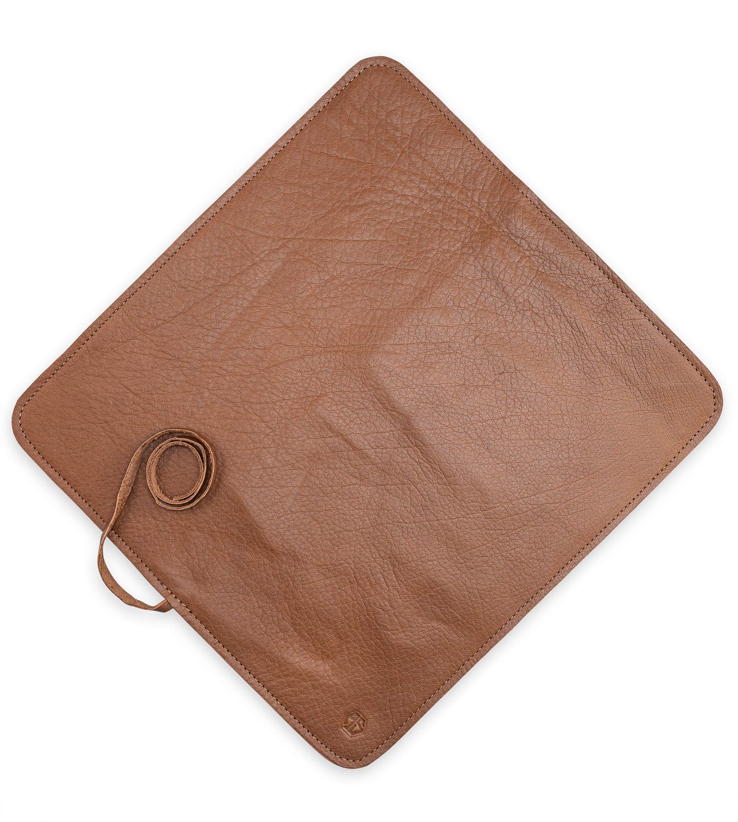 Angus Stoke knife bag Chef knives - Premium leather chef knife roll large - Knife bag chefs - Chef bag Noah (Brown)