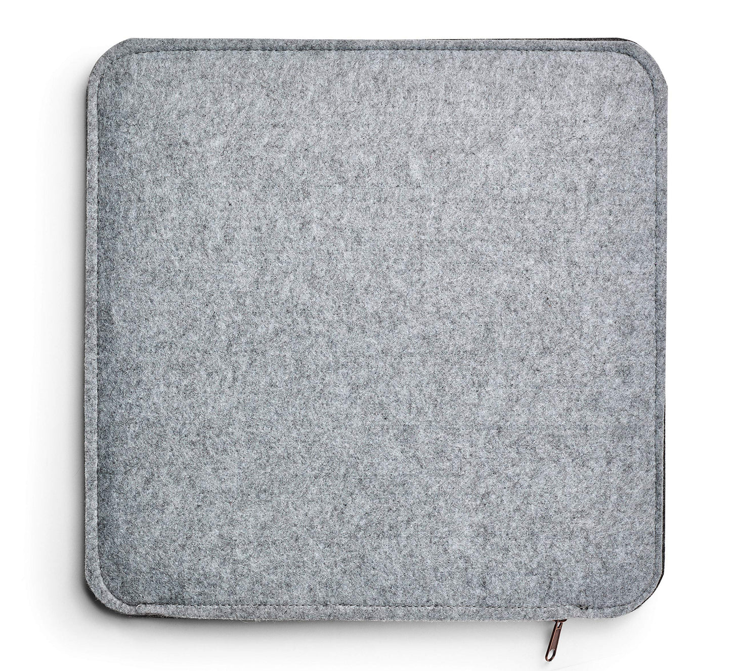 AMARE Home 6-piece set seat cushions felt reversible, 35 x 35 cm, dark gray / light gray.