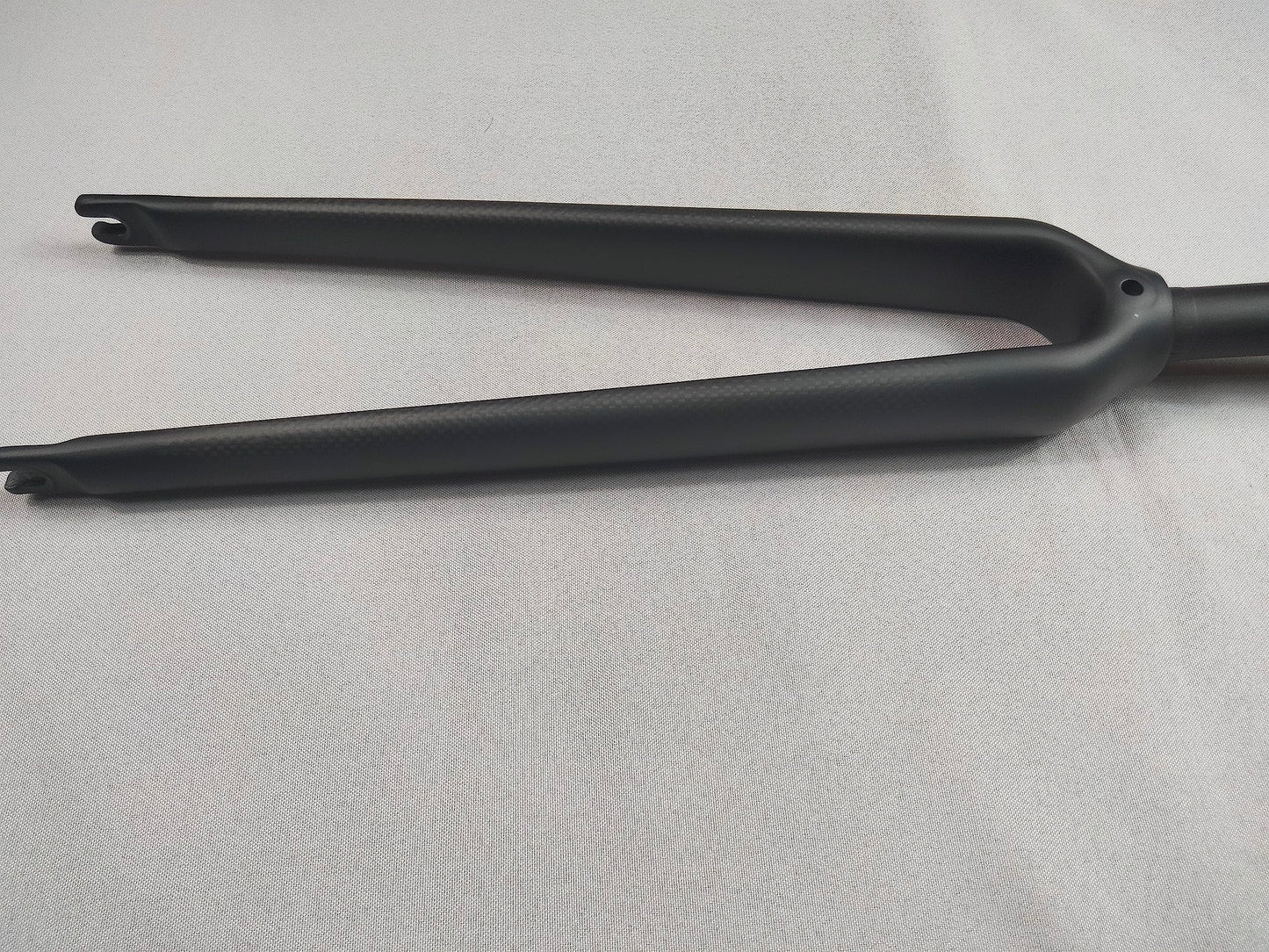 roadkey road bike carbon bike 1 inch fork 2.5 cm fork straight tube black 3K glossy full carbon fiber forks 700C bicycle carbon fork (Black 3k matte)
