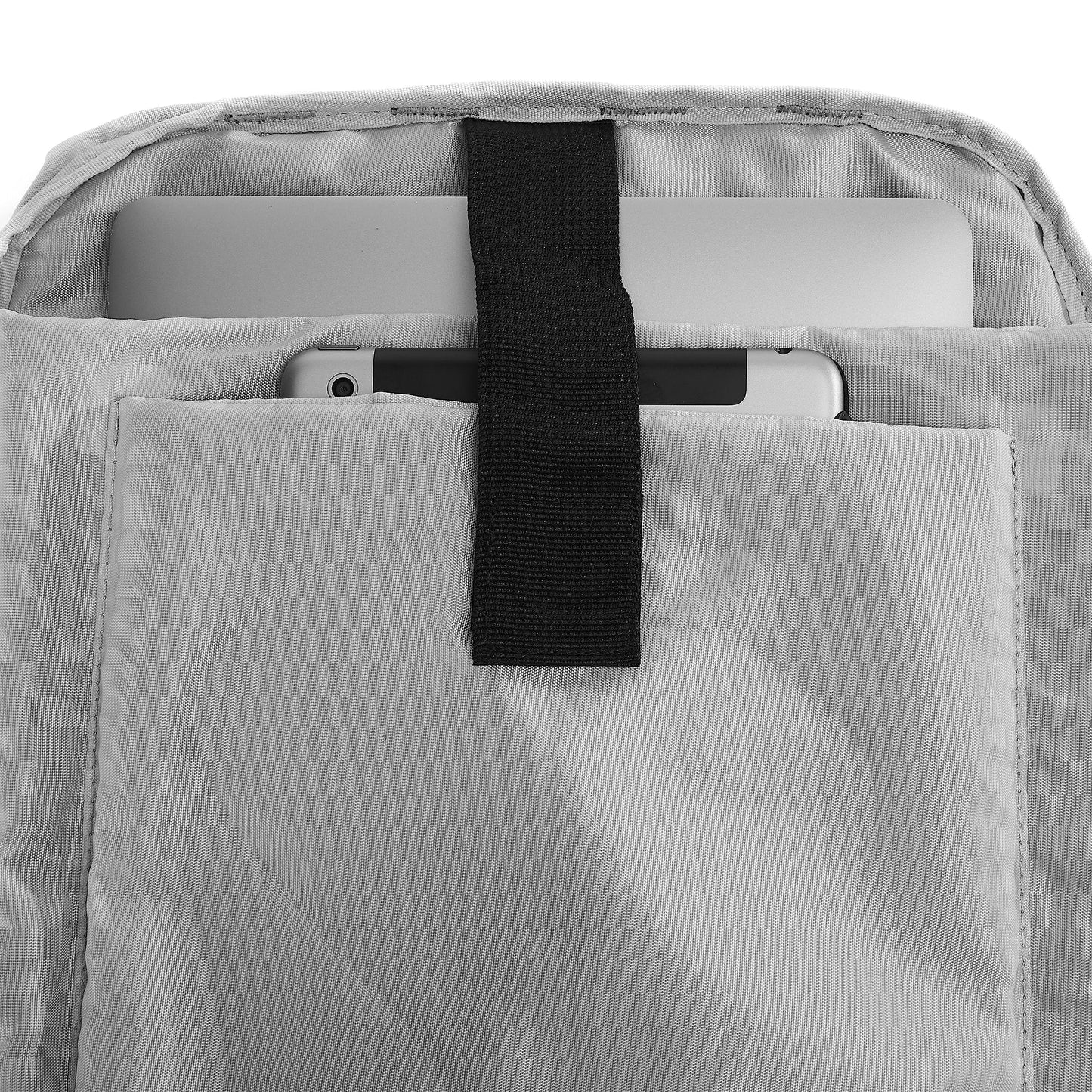Ela Mo school backpack rolltop backpack for women | Mintgrey