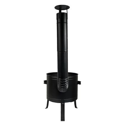 trophy-e-shop Stove 42 for goulash cauldron wood stove goulash cannon patio stove for pot up to 35 liters