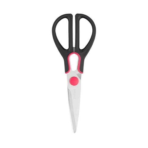 Tefal Ingenio K20741 kitchen scissors | 30 cm | plastic | detachable blades | dishwasher safe | Black/Red