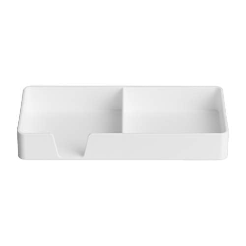 Amazon Basics Plastic Organizer, Small Shelf, White