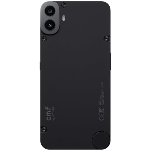 CMF Phone 1 8+128GB - contract-free phone with 50 MP Sony rear camera with Ultra XDR, 6.67-inch Super AMOLED display, and Nothing OS 2.6 - Black