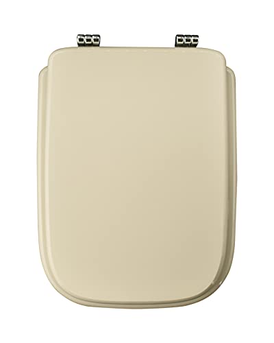 King Seat toilet seat, Conca Ideal Standard series, made of certified MDF, Champagne color.