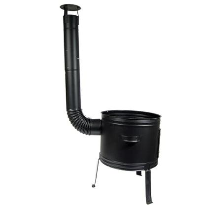 trophy-e-shop Stove 42 for goulash cauldron wood stove goulash cannon patio stove for pot up to 35 liters