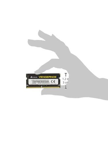 Corsair Vengeance SODIMM 32GB (2x16GB) DDR4 3200MHz C22 memory for laptops/notebooks - Black