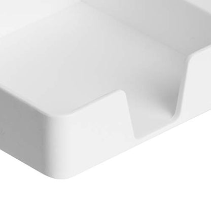 Amazon Basics Plastic Organizer, Small Shelf, White