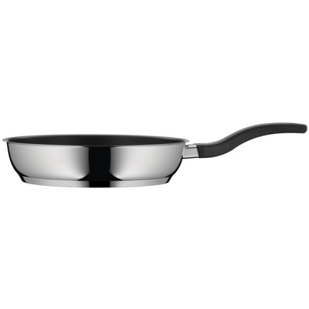 WMF Set 3-piece Compact Cuisine pot set Induction 4-piece with glass lid and Devil pan set Induction 2-piece and Mister X pot holder Stainless steel foldable 19 x 19 cm.