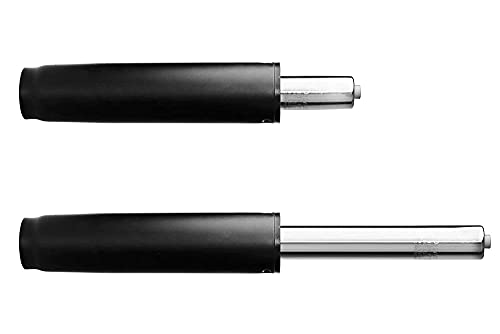 ZREBZYR gas spring office chair up to 200kg load capacity, gas spring gas lift for office chair for stool and swivel chair, TüV, GS and LGA tested, 190 (black, 190)