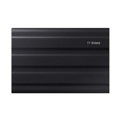 Samsung Portable SSD T7 Shield, 2 TB, USB 3.2 Gen.2, 1,050 MB/s read, 1,000 MB/s write, Robust external hard drive outdoor for Mac, PC, and smartphone, Black, MU-PE2T0S/EU