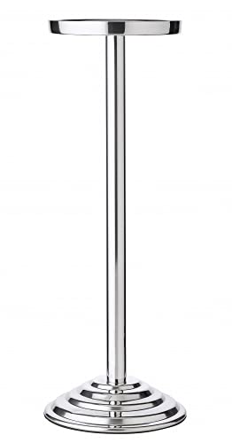 EDZARD Champagne Cooler Valencia, hammered, with stand, stainless steel, with handles, for 1 bottle - beverage cooler, bottle cooler, wine cooler, champagne cooler, ice bucket