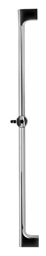 aquaSu® Shower Rail Labori | 80 cm long | with slider | Ø 22 mm | for drilling | made of metal | chrome | shower pole for wall mounting | wall pole with fixing material | 72314 5