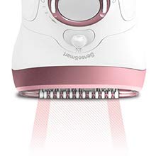 Braun Silk-épil Beauty Set 9 Deluxe 7-in-1 Epilator Women / Hair Remover, Facespa Facial Hair Remover, Shaver, Exfoliator, Face and Body Cleansing Kit, 9-985, White/Pink