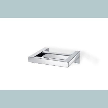 Blomus - MENOTO - Toilet roll holder made of polished stainless steel, exclusive bathroom accessory, easy to install, high quality (H / W / D: 5 x 14 x 17 cm, stainless steel, 68838)