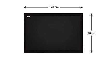 ALLboards chalkboard with black painted wooden frame 120x90cm, writing board, chalk + accessory set, for hanging on wall, blackboard, ideal for gastronomy.
